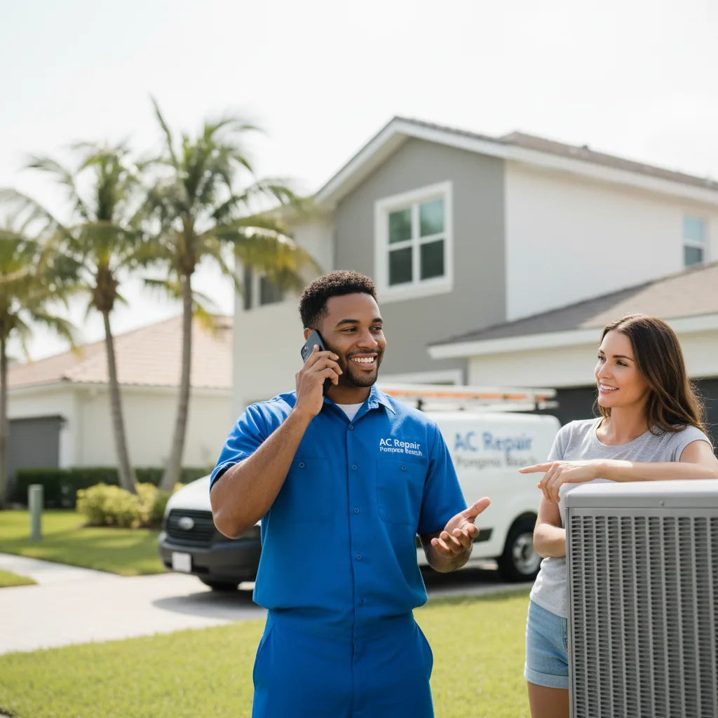 AC Repair Pompano Beach customer support in Crum Lynne